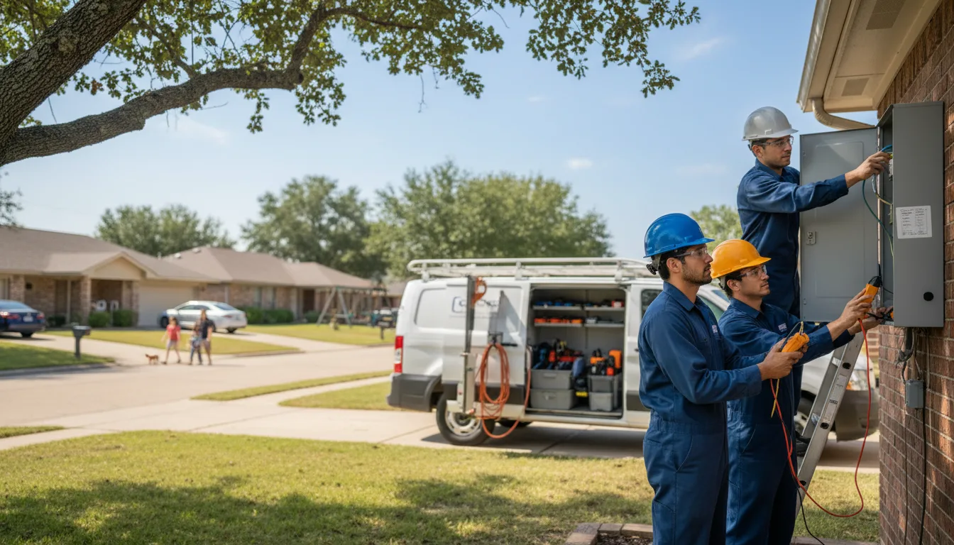 Certified electrician providing emergency electrical services in Young, AZ